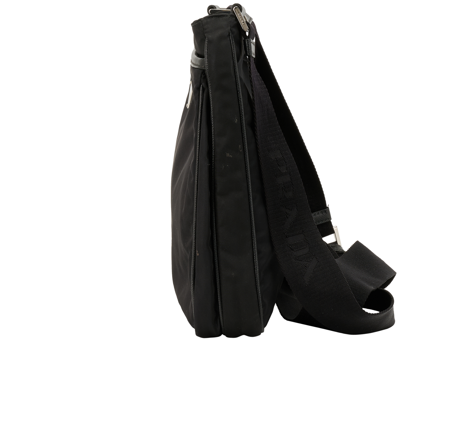 Messenger, &pound;320, Handbags, Black, Nylon, Bottom view